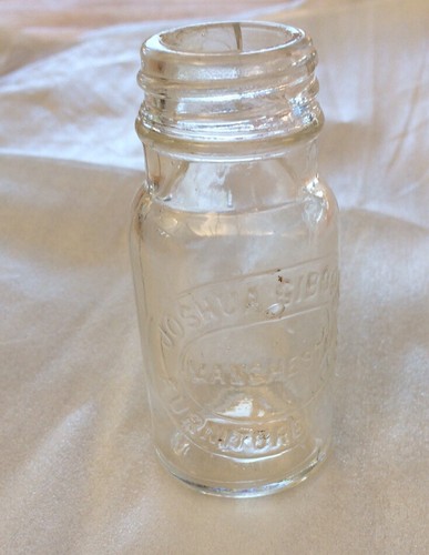 Clear glass bottle joshua - glass,