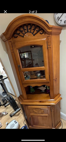 Corner display cabinet solid - display, cabinet,